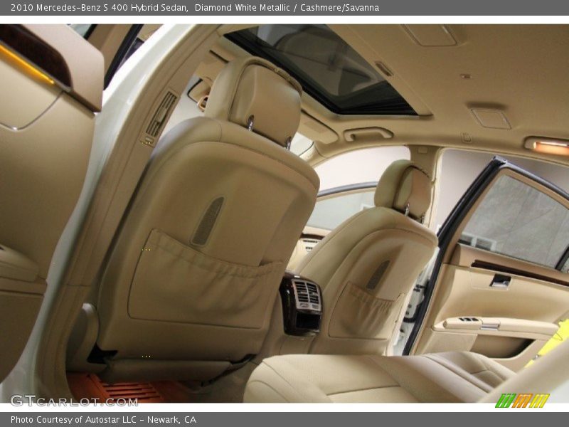 Diamond White Metallic / Cashmere/Savanna 2010 Mercedes-Benz S 400 Hybrid Sedan