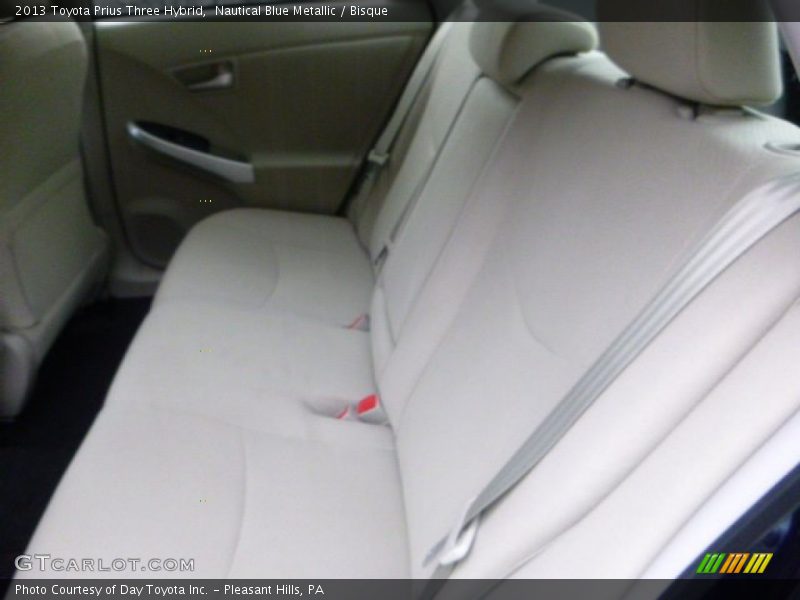 Nautical Blue Metallic / Bisque 2013 Toyota Prius Three Hybrid