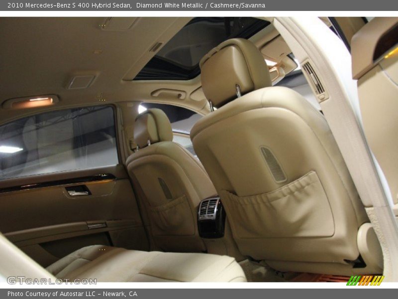 Diamond White Metallic / Cashmere/Savanna 2010 Mercedes-Benz S 400 Hybrid Sedan