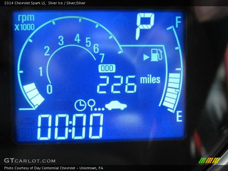 Silver Ice / Silver/Silver 2014 Chevrolet Spark LS
