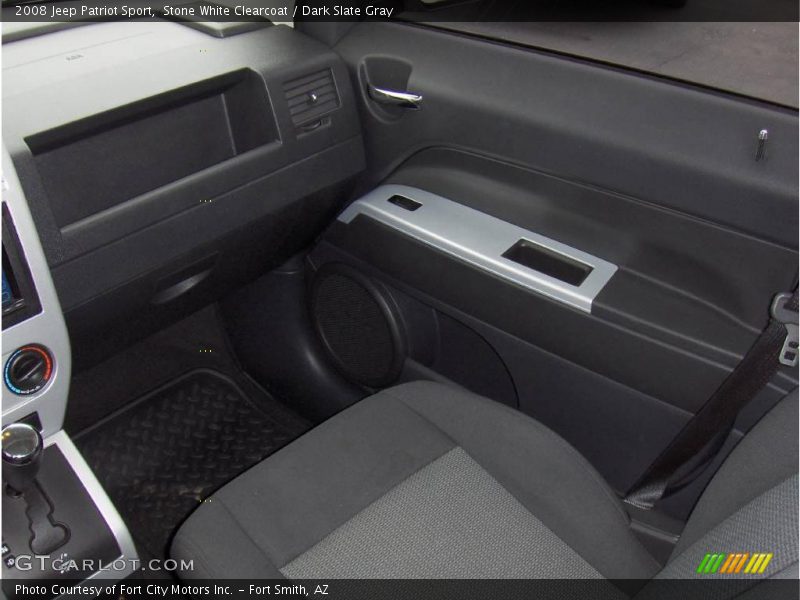 Stone White Clearcoat / Dark Slate Gray 2008 Jeep Patriot Sport