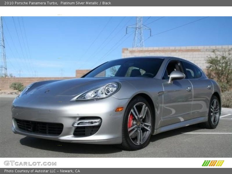 Front 3/4 View of 2010 Panamera Turbo