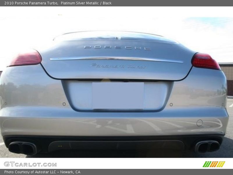 Platinum Silver Metallic / Black 2010 Porsche Panamera Turbo
