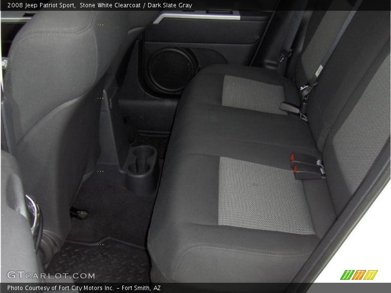 Stone White Clearcoat / Dark Slate Gray 2008 Jeep Patriot Sport