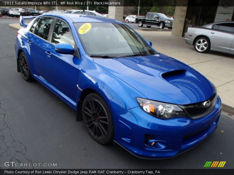 Front 3/4 View of 2011 Impreza WRX STi