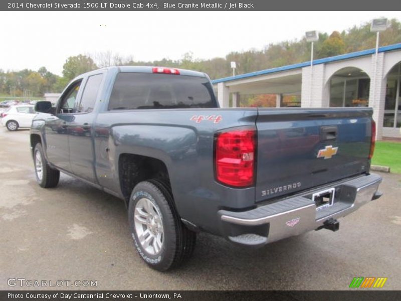 Blue Granite Metallic / Jet Black 2014 Chevrolet Silverado 1500 LT Double Cab 4x4