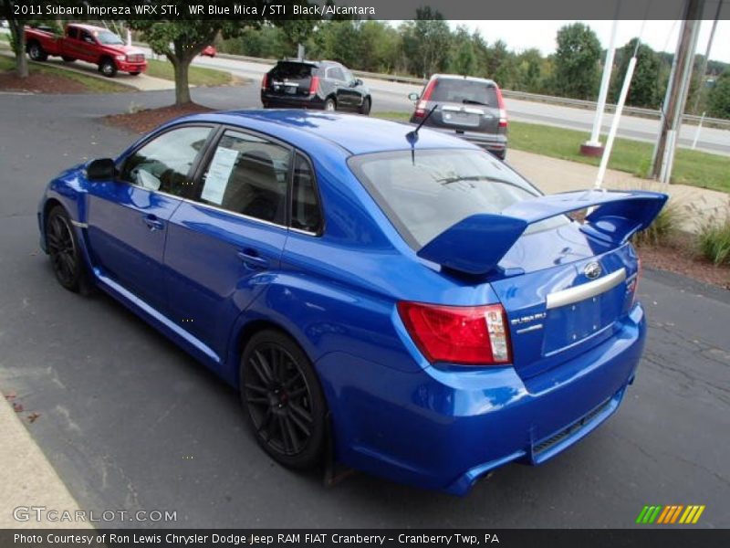 WR Blue Mica / STI  Black/Alcantara 2011 Subaru Impreza WRX STi