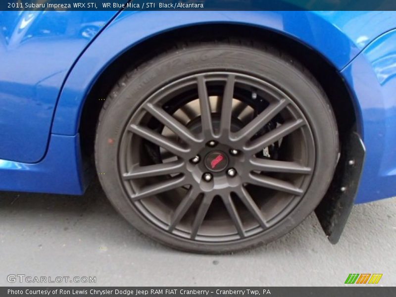 WR Blue Mica / STI  Black/Alcantara 2011 Subaru Impreza WRX STi