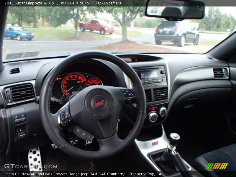 Dashboard of 2011 Impreza WRX STi