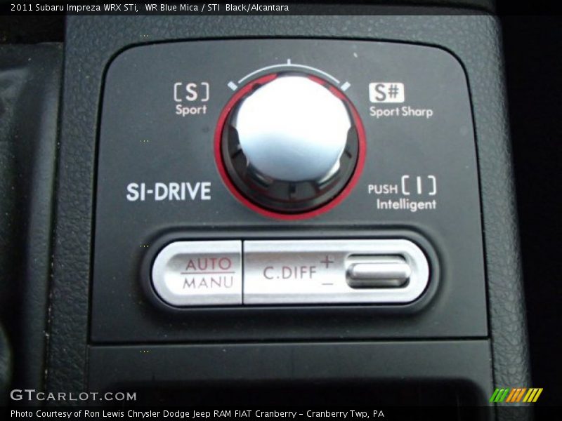 Controls of 2011 Impreza WRX STi