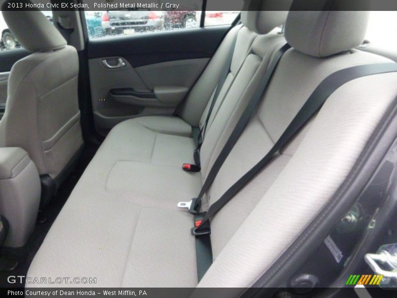 Polished Metal Metallic / Gray 2013 Honda Civic EX Sedan