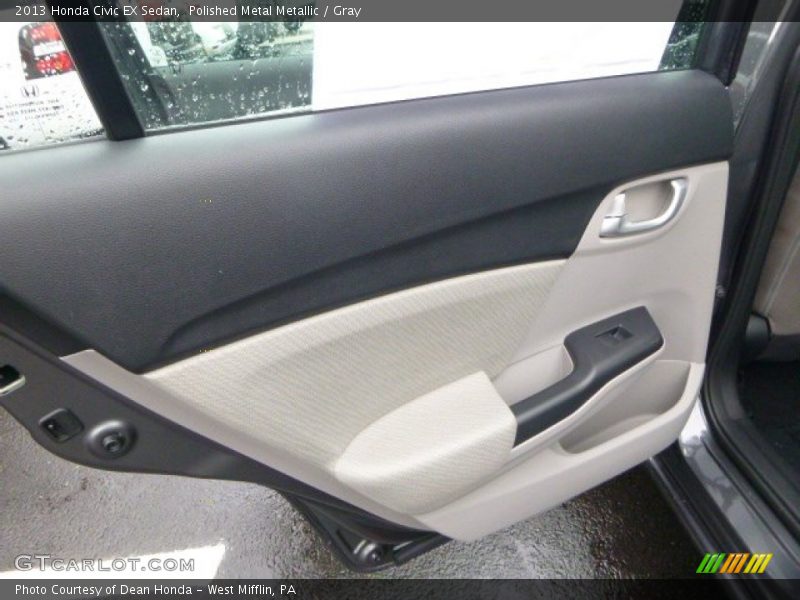 Polished Metal Metallic / Gray 2013 Honda Civic EX Sedan