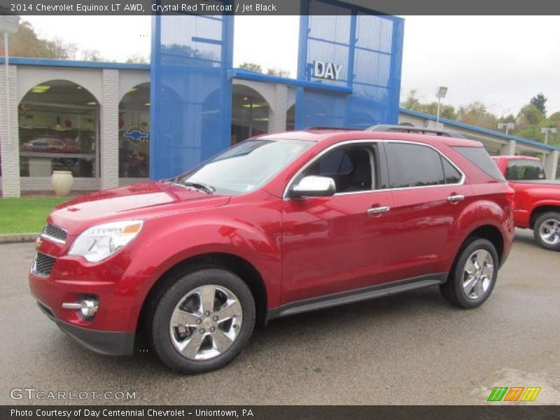 Crystal Red Tintcoat / Jet Black 2014 Chevrolet Equinox LT AWD