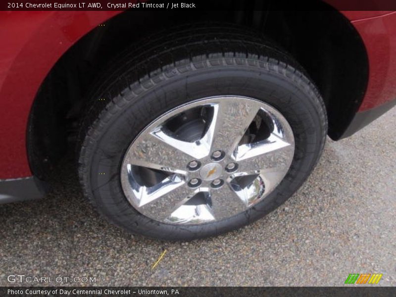 Crystal Red Tintcoat / Jet Black 2014 Chevrolet Equinox LT AWD
