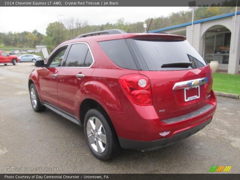 Crystal Red Tintcoat / Jet Black 2014 Chevrolet Equinox LT AWD