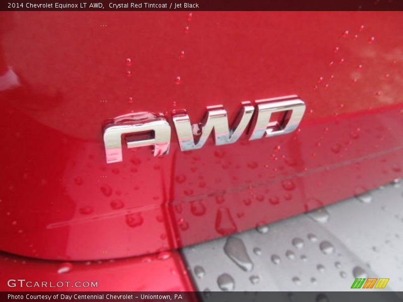 Crystal Red Tintcoat / Jet Black 2014 Chevrolet Equinox LT AWD