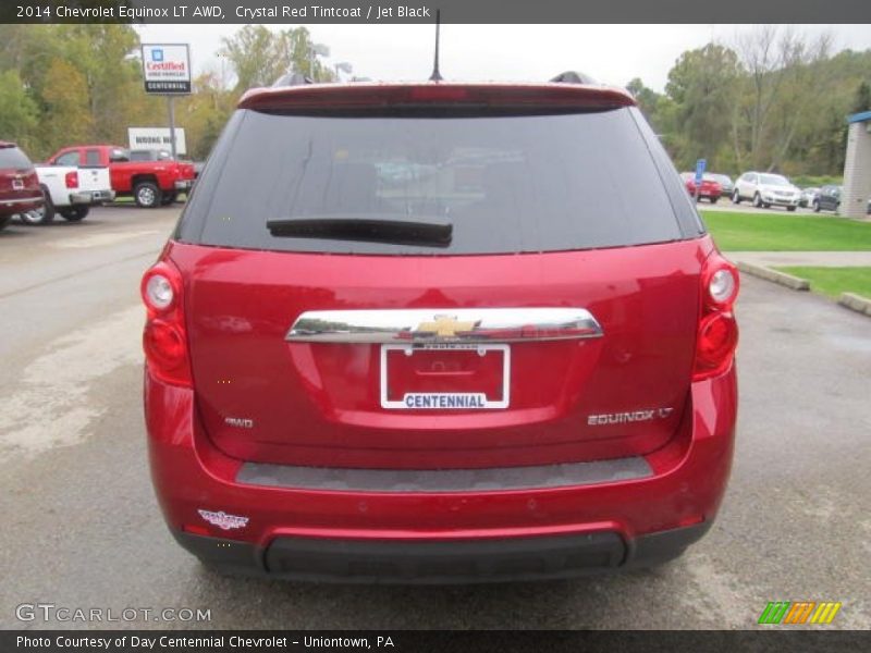 Crystal Red Tintcoat / Jet Black 2014 Chevrolet Equinox LT AWD