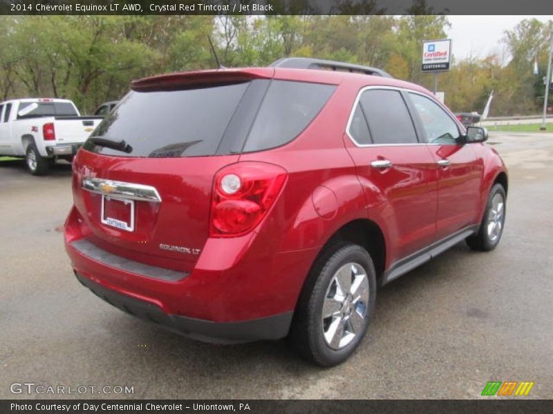 Crystal Red Tintcoat / Jet Black 2014 Chevrolet Equinox LT AWD