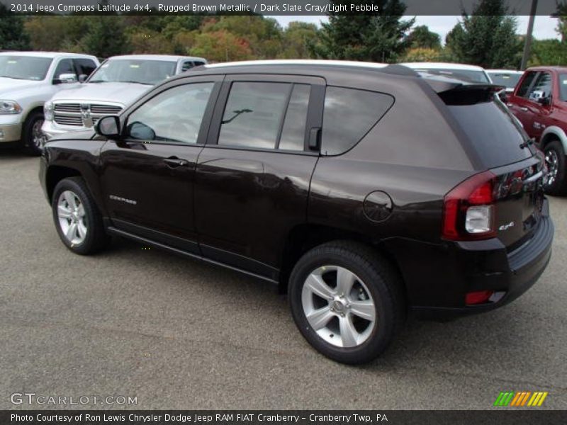 Rugged Brown Metallic / Dark Slate Gray/Light Pebble 2014 Jeep Compass Latitude 4x4