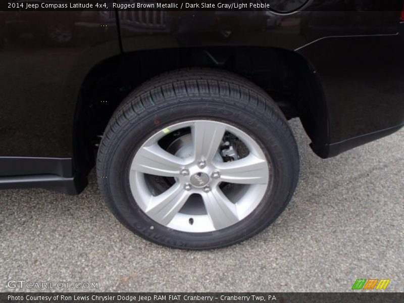 Rugged Brown Metallic / Dark Slate Gray/Light Pebble 2014 Jeep Compass Latitude 4x4