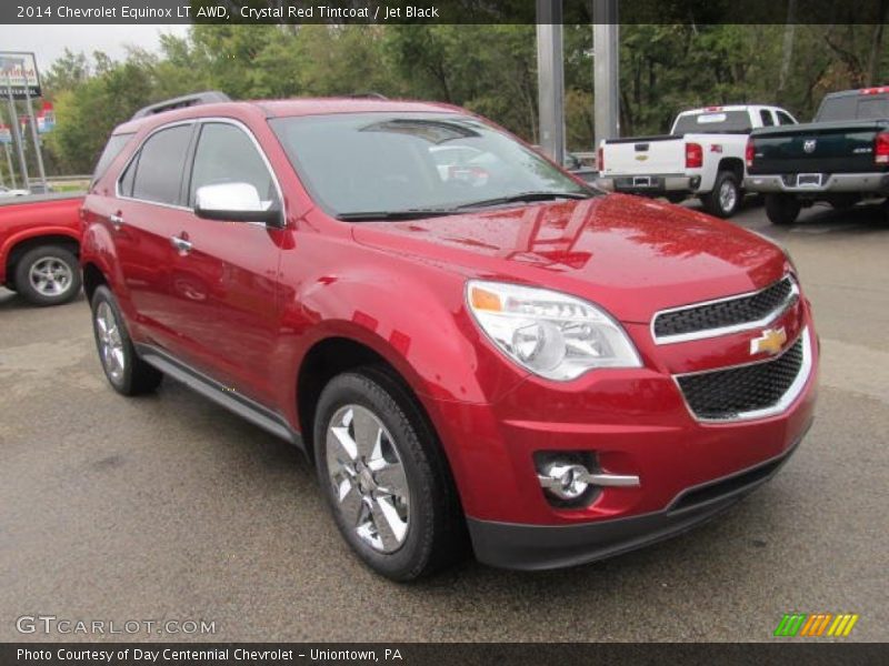 Crystal Red Tintcoat / Jet Black 2014 Chevrolet Equinox LT AWD