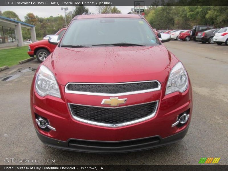 Crystal Red Tintcoat / Jet Black 2014 Chevrolet Equinox LT AWD