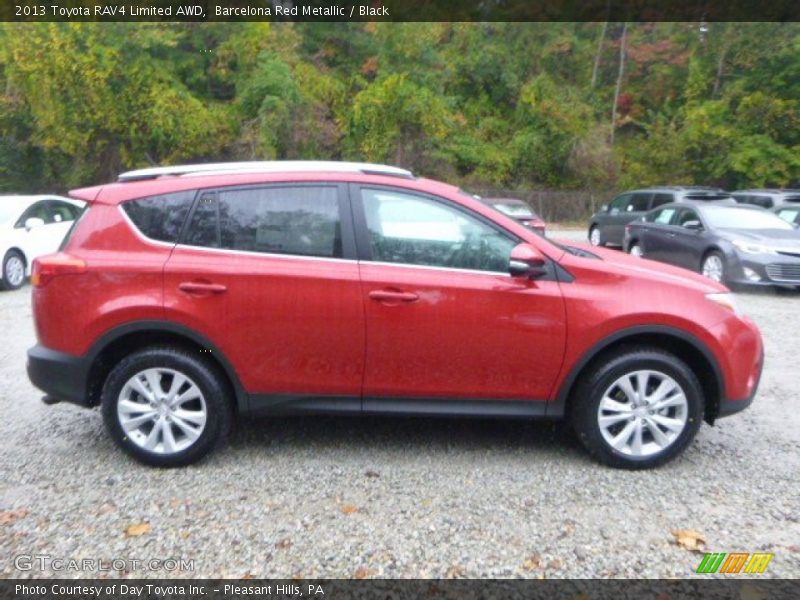Barcelona Red Metallic / Black 2013 Toyota RAV4 Limited AWD