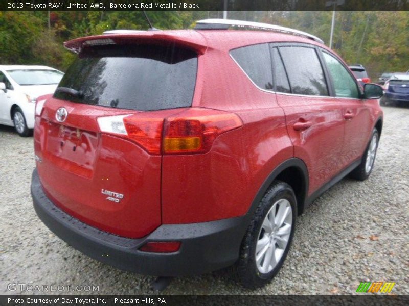 Barcelona Red Metallic / Black 2013 Toyota RAV4 Limited AWD