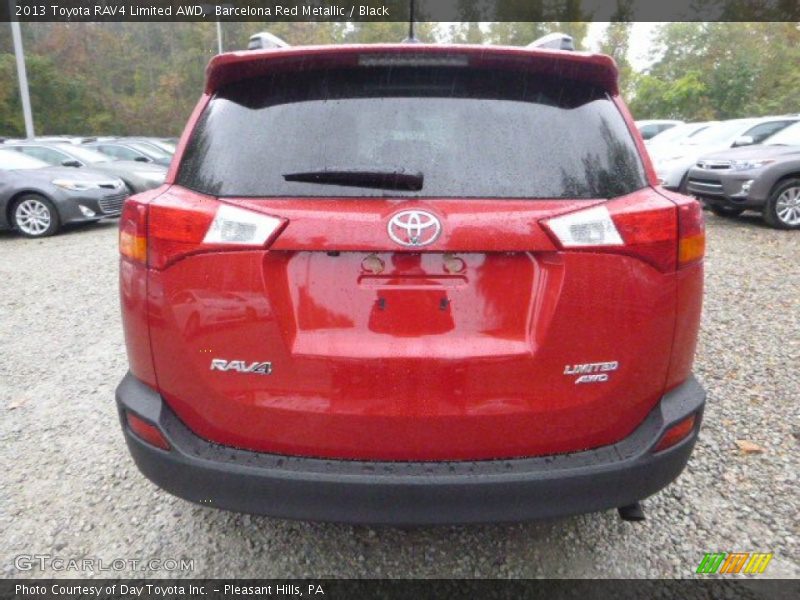 Barcelona Red Metallic / Black 2013 Toyota RAV4 Limited AWD