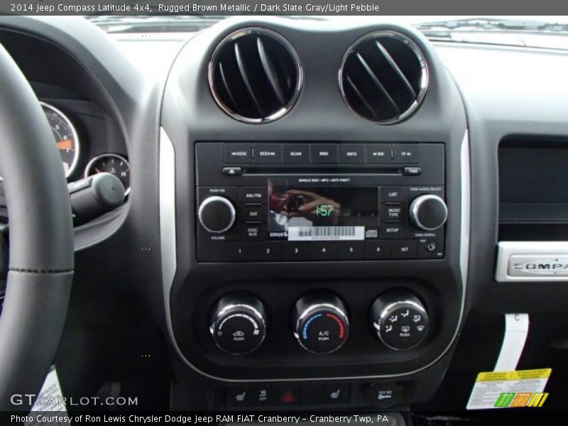 Rugged Brown Metallic / Dark Slate Gray/Light Pebble 2014 Jeep Compass Latitude 4x4