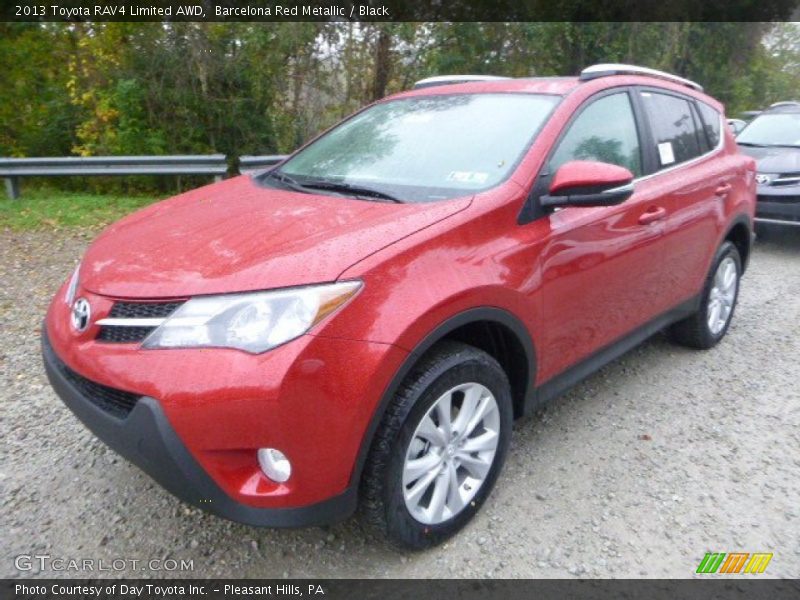 Barcelona Red Metallic / Black 2013 Toyota RAV4 Limited AWD