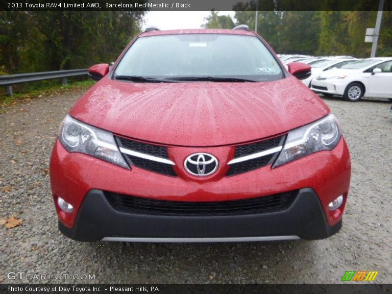 Barcelona Red Metallic / Black 2013 Toyota RAV4 Limited AWD