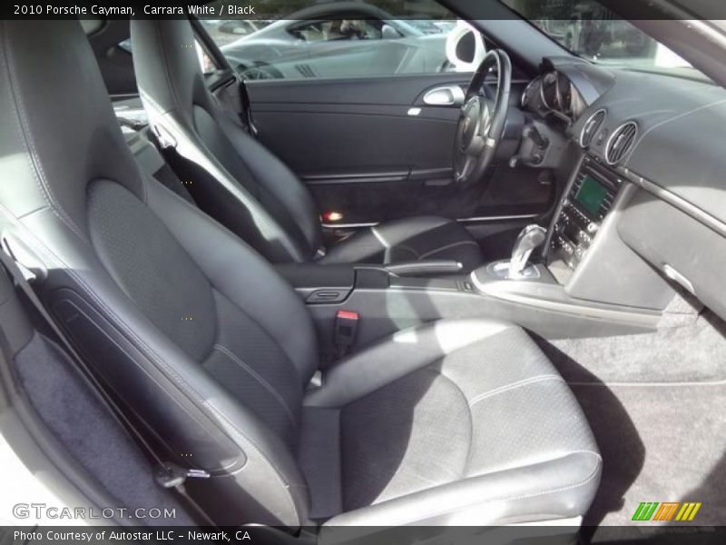 Carrara White / Black 2010 Porsche Cayman