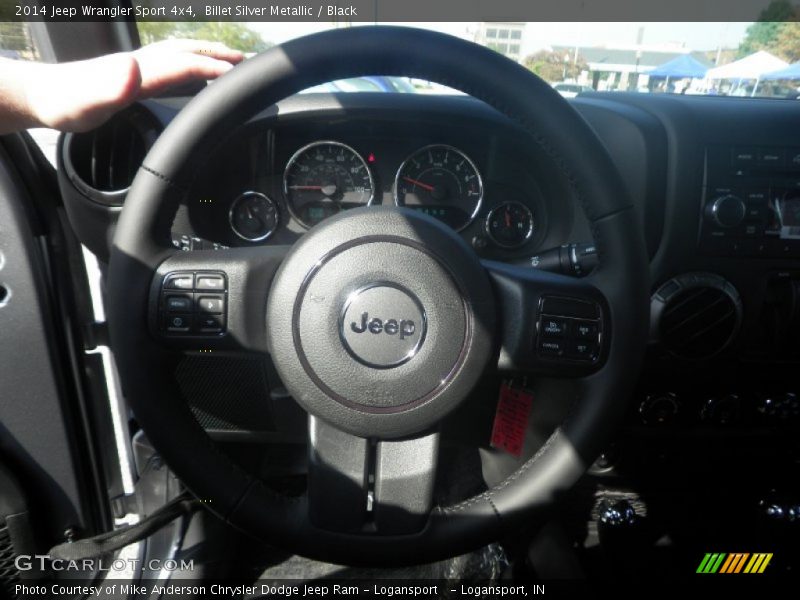 Billet Silver Metallic / Black 2014 Jeep Wrangler Sport 4x4