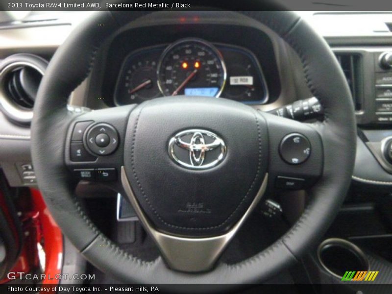 Barcelona Red Metallic / Black 2013 Toyota RAV4 Limited AWD