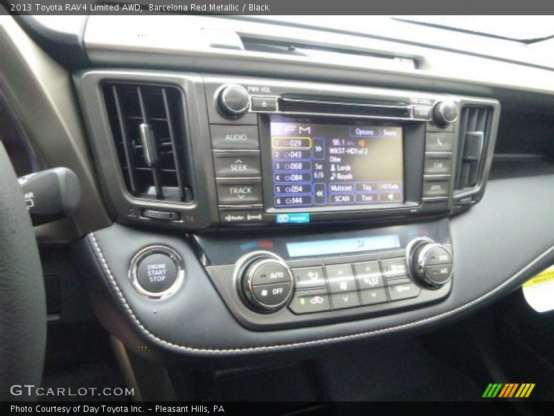 Barcelona Red Metallic / Black 2013 Toyota RAV4 Limited AWD