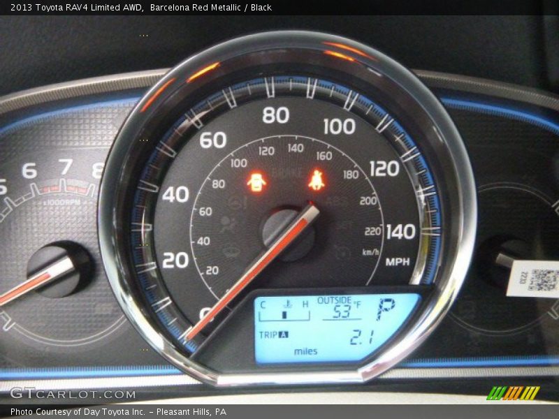 Barcelona Red Metallic / Black 2013 Toyota RAV4 Limited AWD