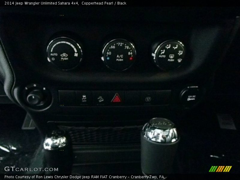 Copperhead Pearl / Black 2014 Jeep Wrangler Unlimited Sahara 4x4