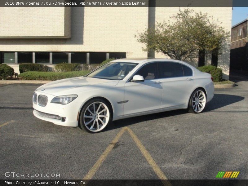 Alpine White / Oyster Nappa Leather 2010 BMW 7 Series 750Li xDrive Sedan