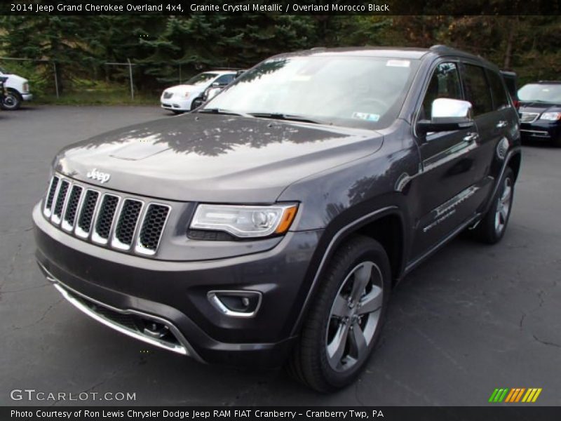 Granite Crystal Metallic / Overland Morocco Black 2014 Jeep Grand Cherokee Overland 4x4