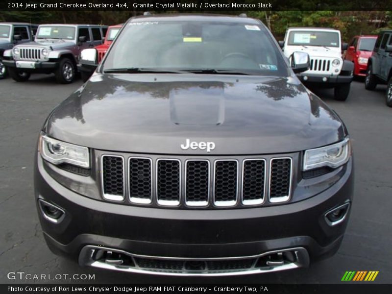 Granite Crystal Metallic / Overland Morocco Black 2014 Jeep Grand Cherokee Overland 4x4