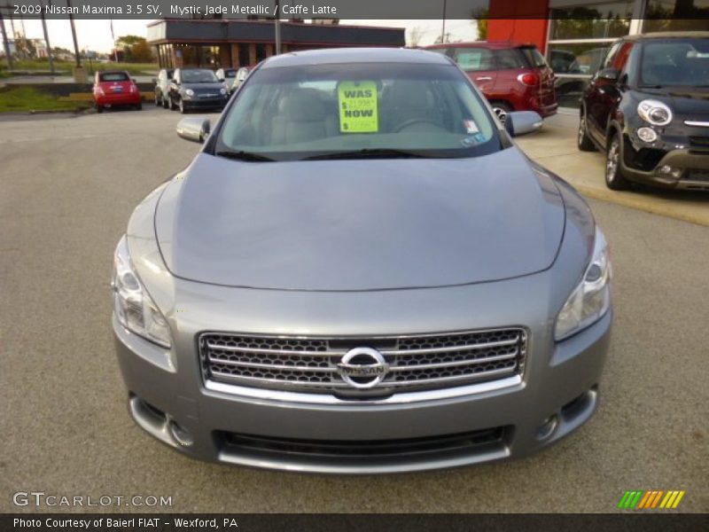 Mystic Jade Metallic / Caffe Latte 2009 Nissan Maxima 3.5 SV
