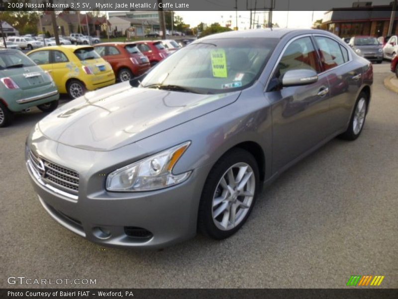 Mystic Jade Metallic / Caffe Latte 2009 Nissan Maxima 3.5 SV