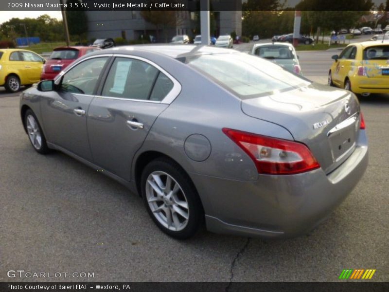 Mystic Jade Metallic / Caffe Latte 2009 Nissan Maxima 3.5 SV