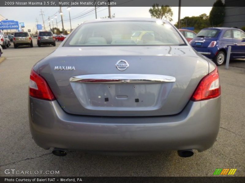 Mystic Jade Metallic / Caffe Latte 2009 Nissan Maxima 3.5 SV