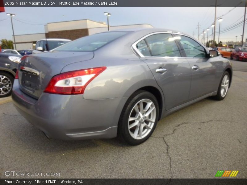Mystic Jade Metallic / Caffe Latte 2009 Nissan Maxima 3.5 SV