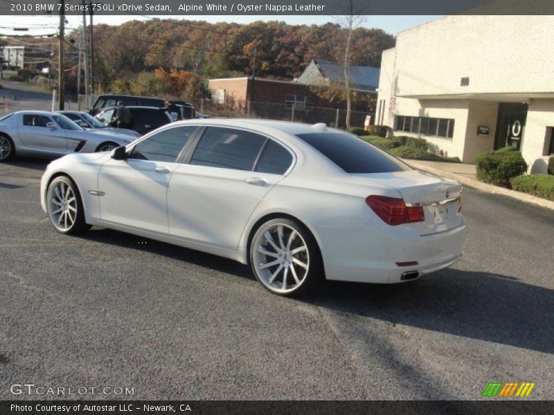 Alpine White / Oyster Nappa Leather 2010 BMW 7 Series 750Li xDrive Sedan