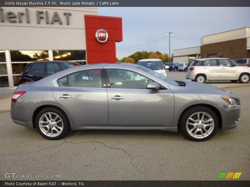 Mystic Jade Metallic / Caffe Latte 2009 Nissan Maxima 3.5 SV