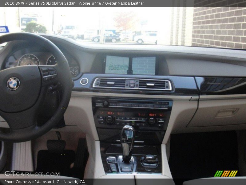 Alpine White / Oyster Nappa Leather 2010 BMW 7 Series 750Li xDrive Sedan