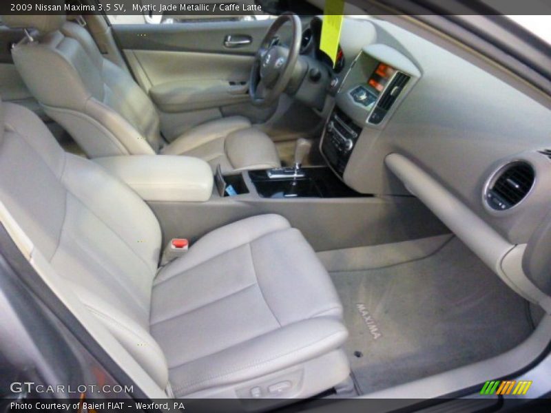 Mystic Jade Metallic / Caffe Latte 2009 Nissan Maxima 3.5 SV